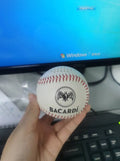Baseball design Bluetooth speaker in white, orange or green colour with USB charging port
