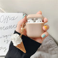 Silicone case and ear tip covers for Apple AirPods 2 in assorted bright colours.