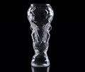 Hercules Beer Cup World Cup Football Cup transparent glass 450ml 19cm tall with 6cm diameter