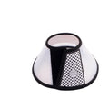 Transparent PP pet cleaning ring with Velcro closure shown in a size suitable for small to medium dogs