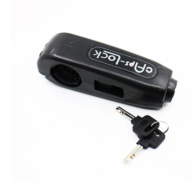 Caps motorcycle scooter security disc lock in red, yellow, blue, orange, black, green colours