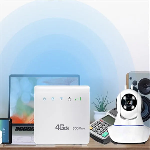 300Mbps 2.4G wireless home router with firewall support, compact 119x116x20mm size, Android compatible