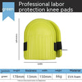 Pair of EVA foam kneepads in assorted colours for knee protection during work