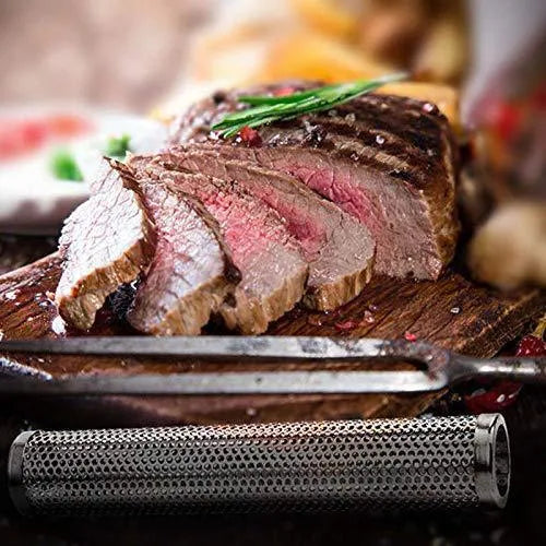 Food grade stainless steel BBQ smoke absorber, round 6 inch and 12 inch sizes, polished finish