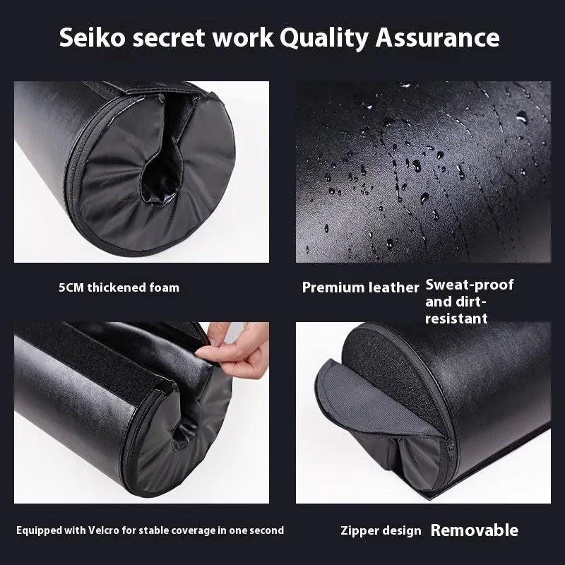 Square padded protective mat for bench press and hip thrust waist protection during weight training