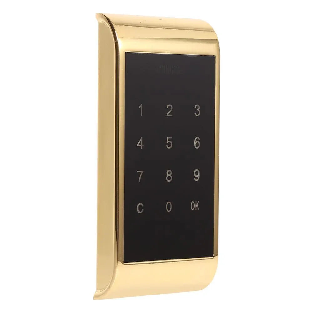 Silver temporary deposit code lock with digital keypad for cash box security
