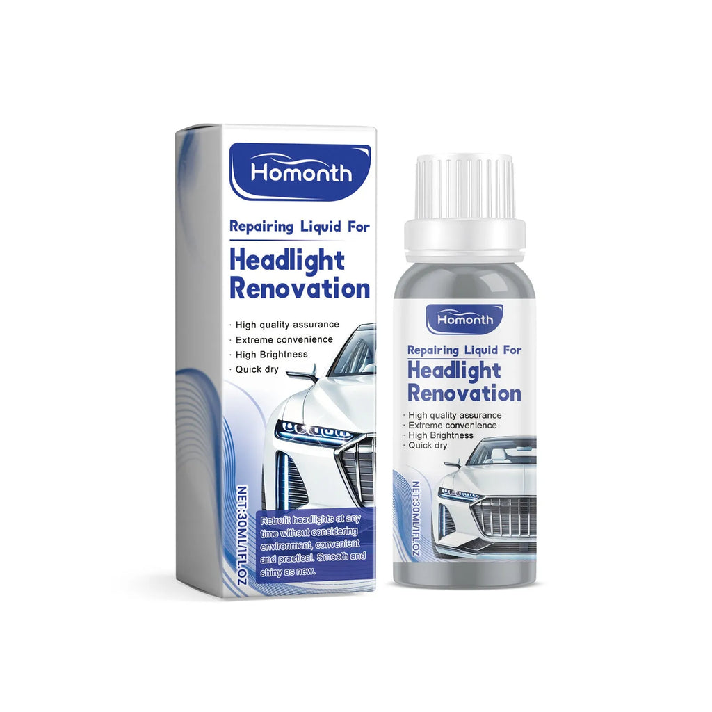 Car headlight repair essence 30ml in a compact pen bottle with Nano silicone formula