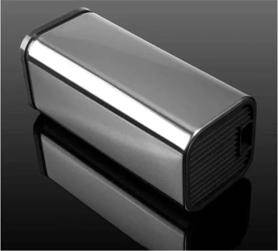 Stainless steel kitchen tool holder with detachable bottom for knives and utensils