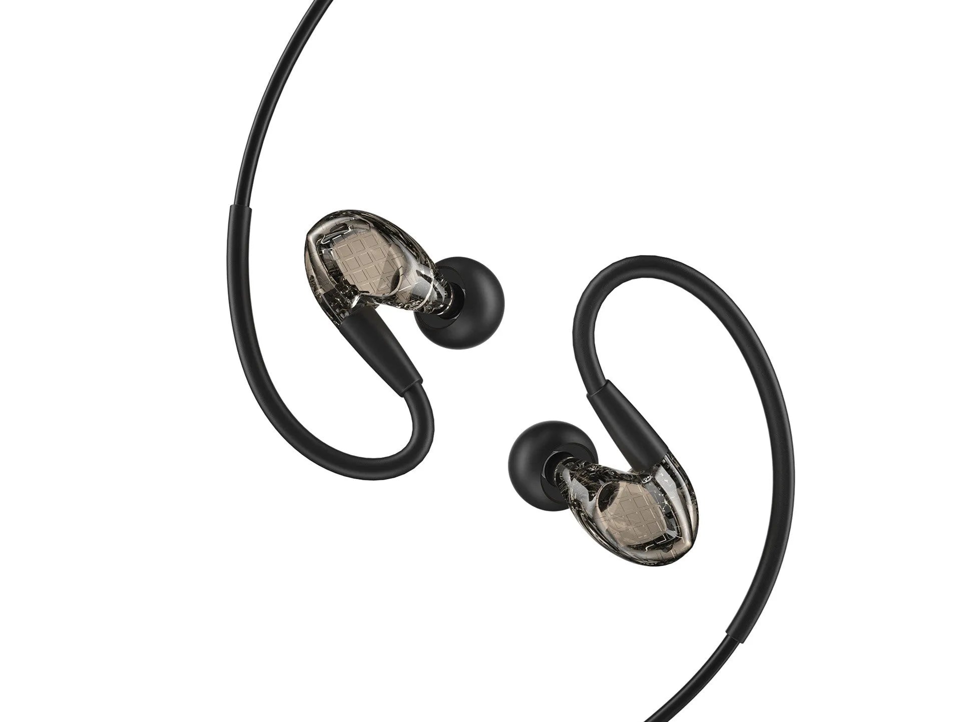 WK Music Earphone Y22 wired in-ear headphones with 3.5mm plug and microphone on white background