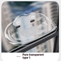 Wall mounted cat hammock with strong suction cups, detachable plastic bed, transparent colour, 52cm x 32cm x 20cm