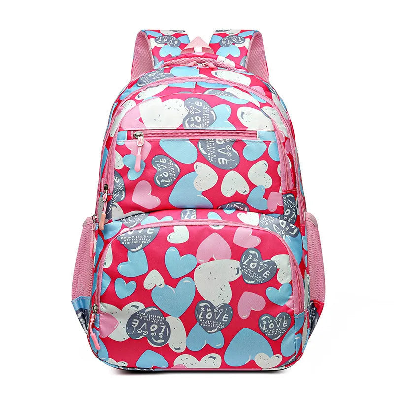 Student backpack with air cushion straps in Oxford cloth with large capacity