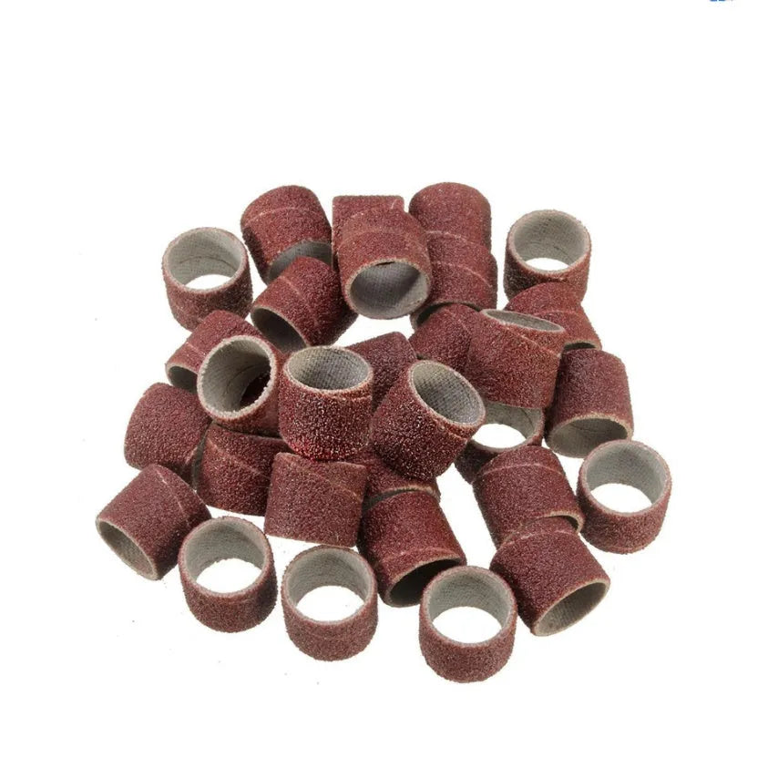 150-piece electric grinder accessory combo set with sandpaper rings and multiple material tools