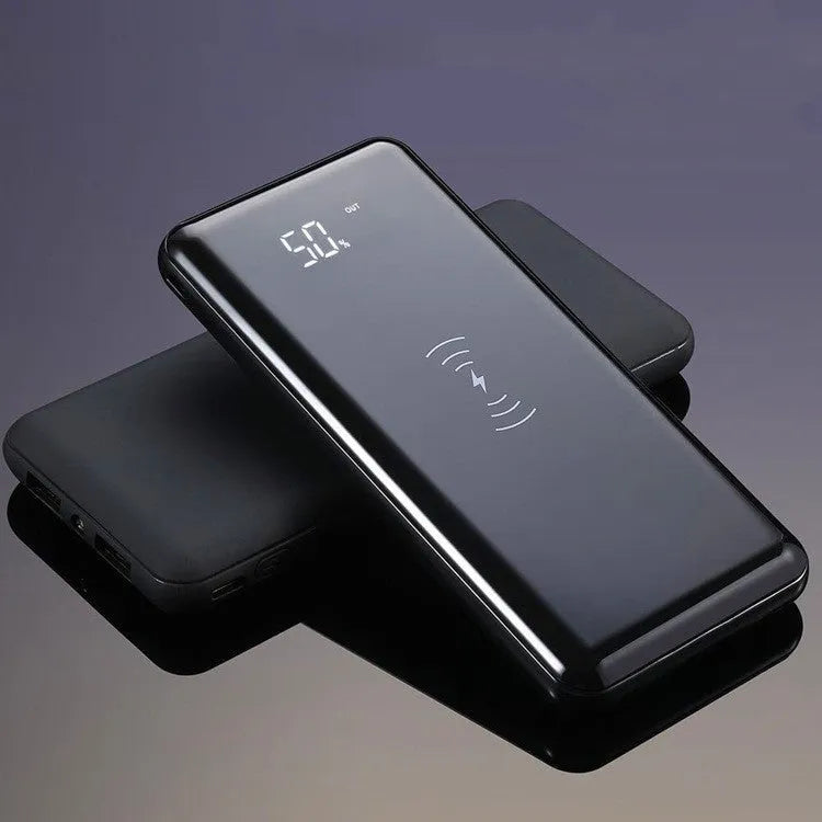 Multifunctional mirror wireless charger with mirror finish and 5V 10000mA charging current for smartphones