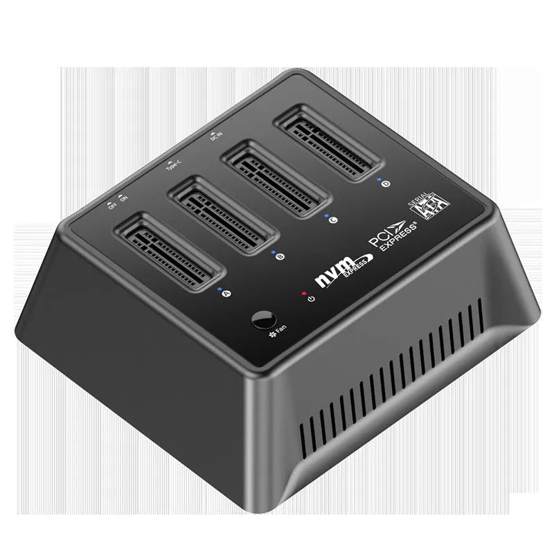 M.2 dual protocol SSD base with aluminium alloy construction showing dimensions