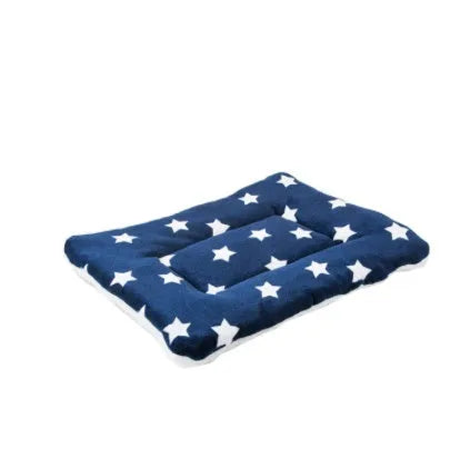 Four seasons universal mat in lamb cashmere and flannel, cute cartoon style, colours blue navy pink yellow, sizes L M S