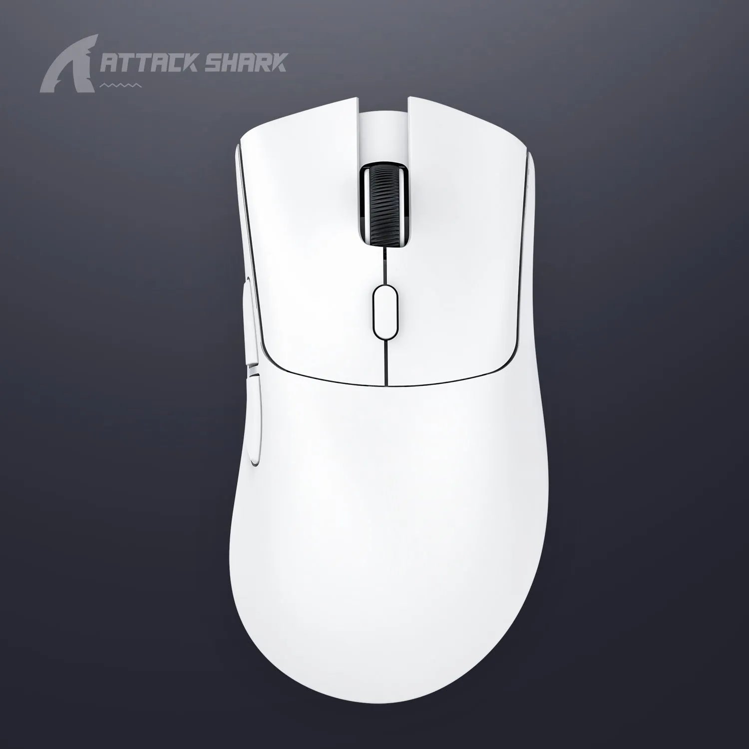 Attack Shark wireless Bluetooth gaming mouse in black, white, or red colour options