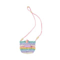 Woven paper sun hat for small dogs with travel bag, casual summer style, S and M sizes