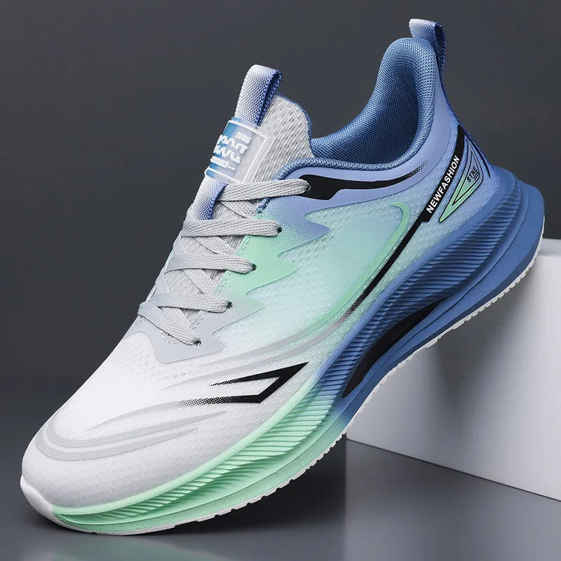 Men's breathable mesh casual shoes in multiple colours with rubber sole