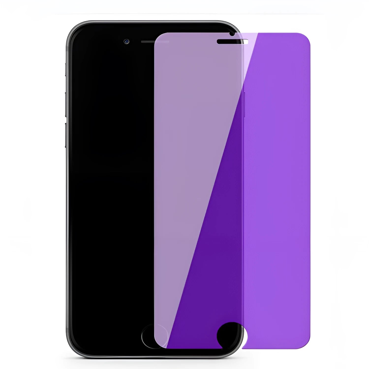 Werno full-screen violet light tempered glass screen protector for Vivo smartphones.