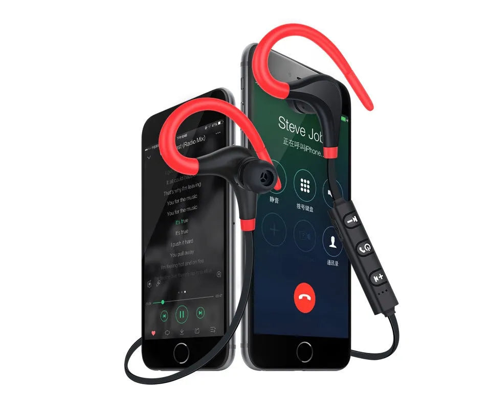 BT-01 Big Horn Sports Bluetooth Headset wireless earbuds, 45g, Bluetooth 4.1, 10m range, black red green blue