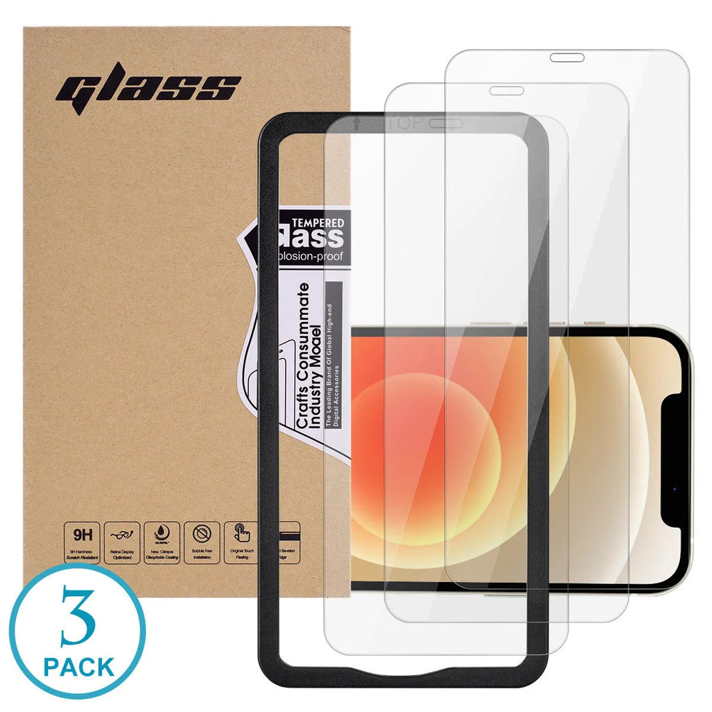 Tempered glass screen protector for iPhone 16 Pro and 16 Pro Max, scratch and drop resistant, oil repellent