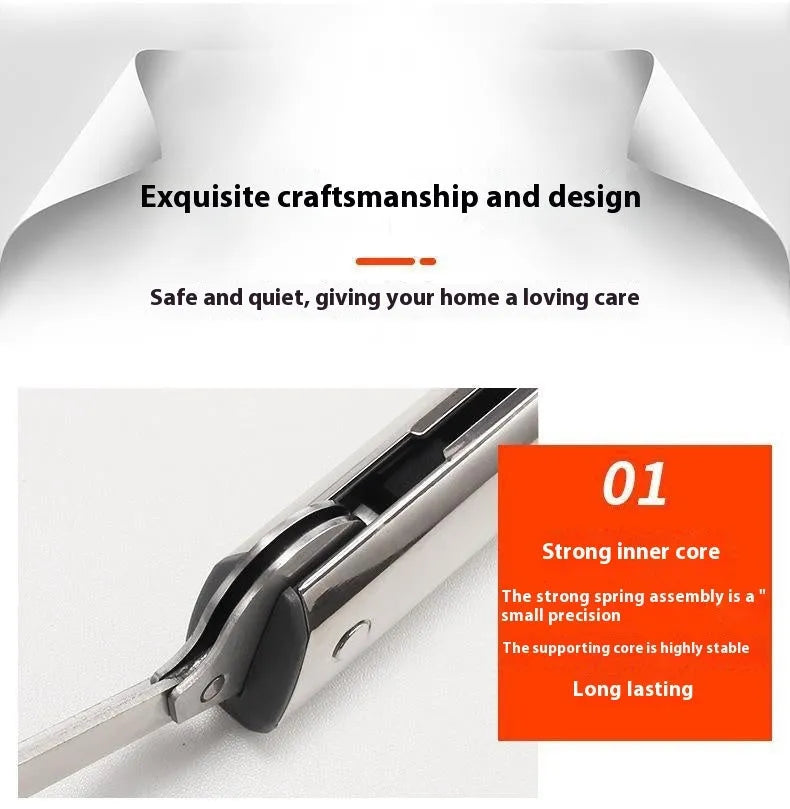 Cold rolled steel tatami cabinet support rod with spring mechanism for flap-up doors.