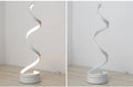 Modern table lamp with metal base and acrylic shade, 24W LED, 125mm diameter, 450mm height, gold finish