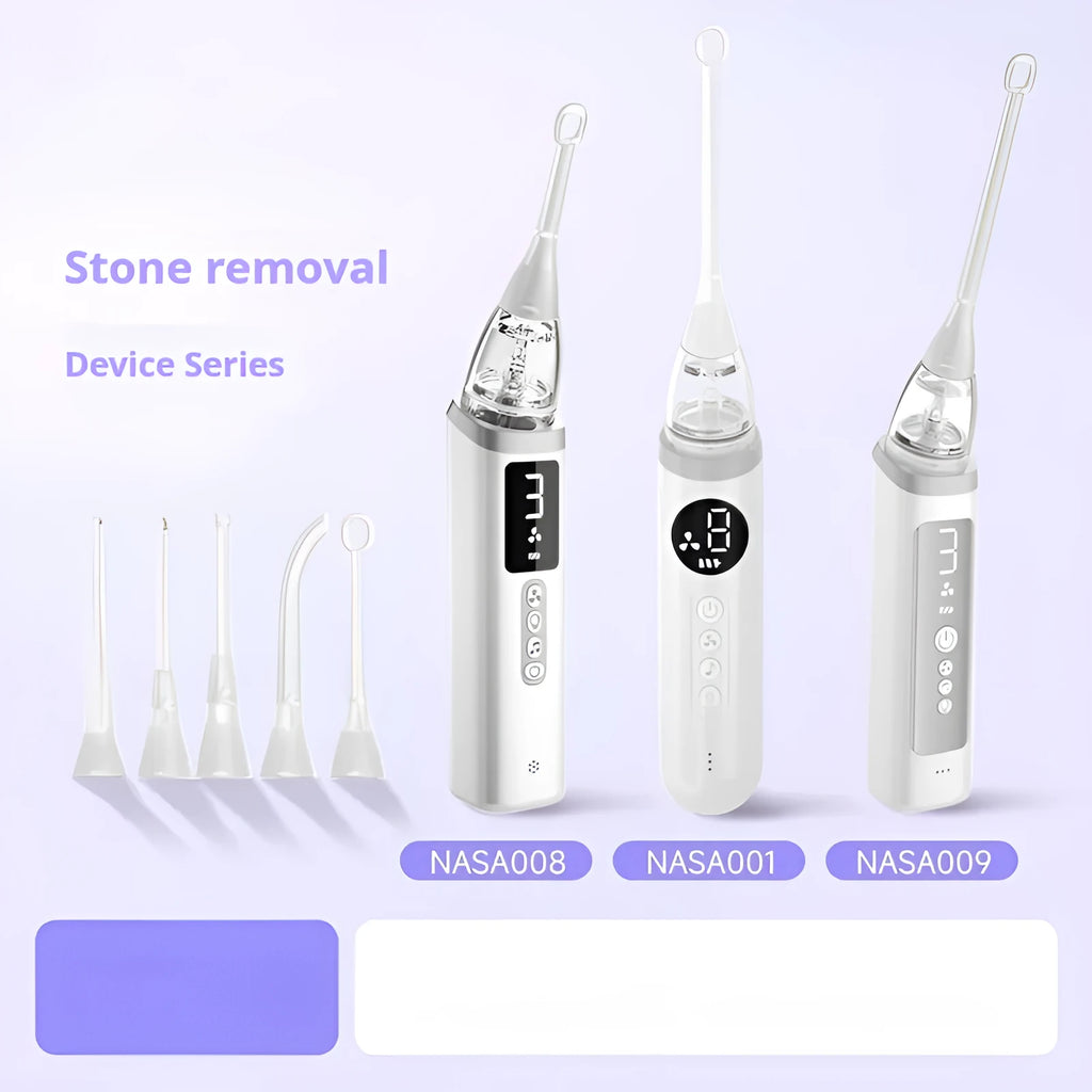 Cross-border tonsillar extractor oral cleaning tool for dental stone removal in milky white