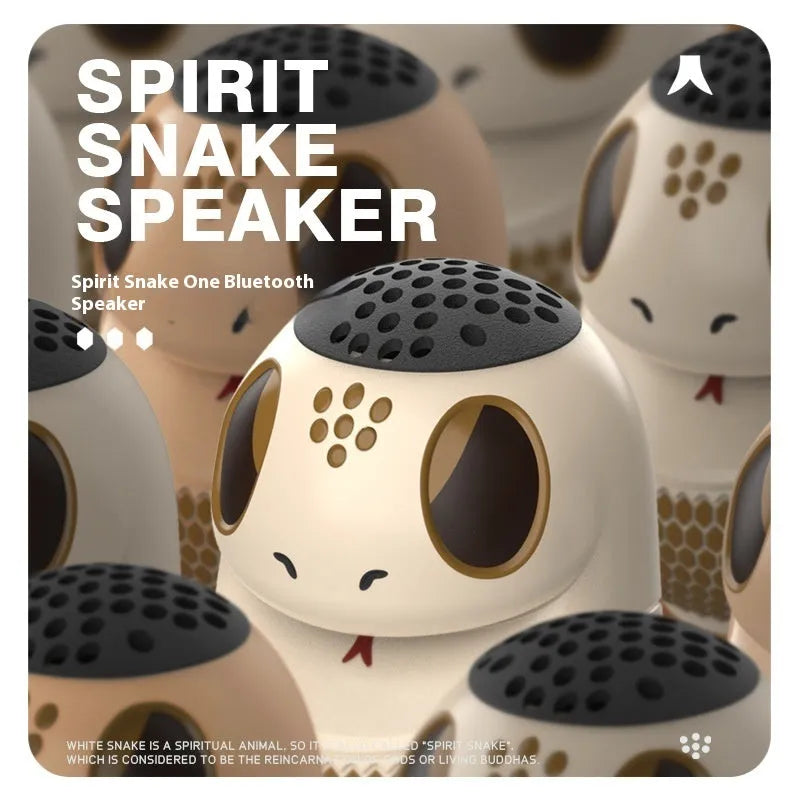 TK900 white cartoon Bluetooth speaker with USB port and waterproof construction