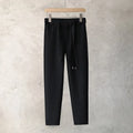 Boys slim straight trousers in wool blend fabric with tapered leg and straight opening