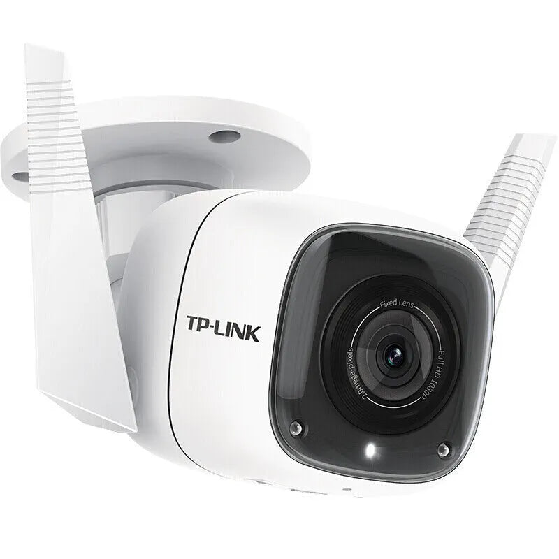 Outdoor security webcam with 1080p HD, infrared night vision and 4mm wide-angle lens