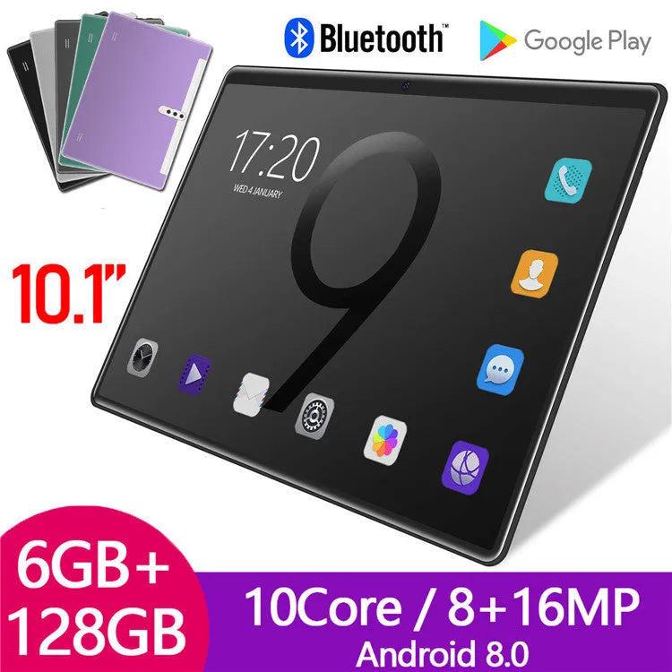 Smart Android entertainment tablet PC 10.1 inch IPS screen with detachable keyboard black colour