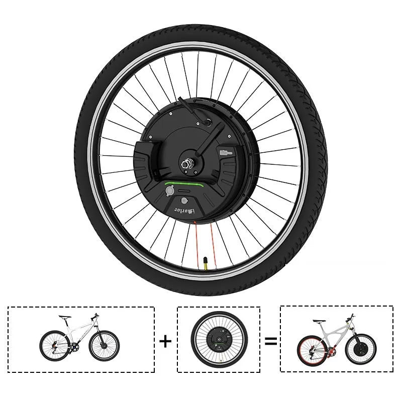Yunzhilun micro-power bicycle conversion kit components for 26-inch wheel electric bike conversion