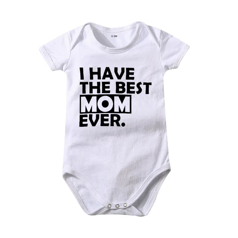Newborn baby romper in cotton for summer, thin layer, two colour options A and B, sizes 0-24 months