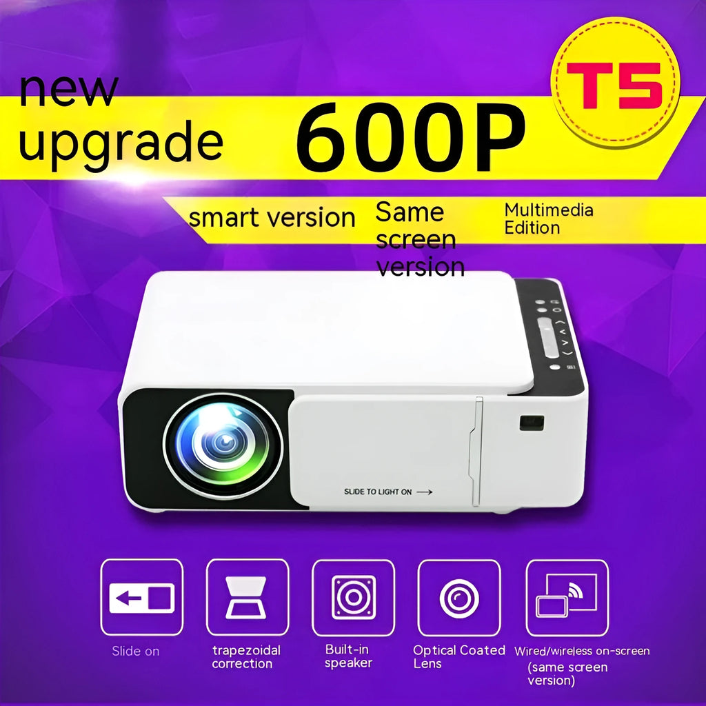 Small HD WiFi projector for office and home use with 1280x800 resolution and 2000 lumens brightness