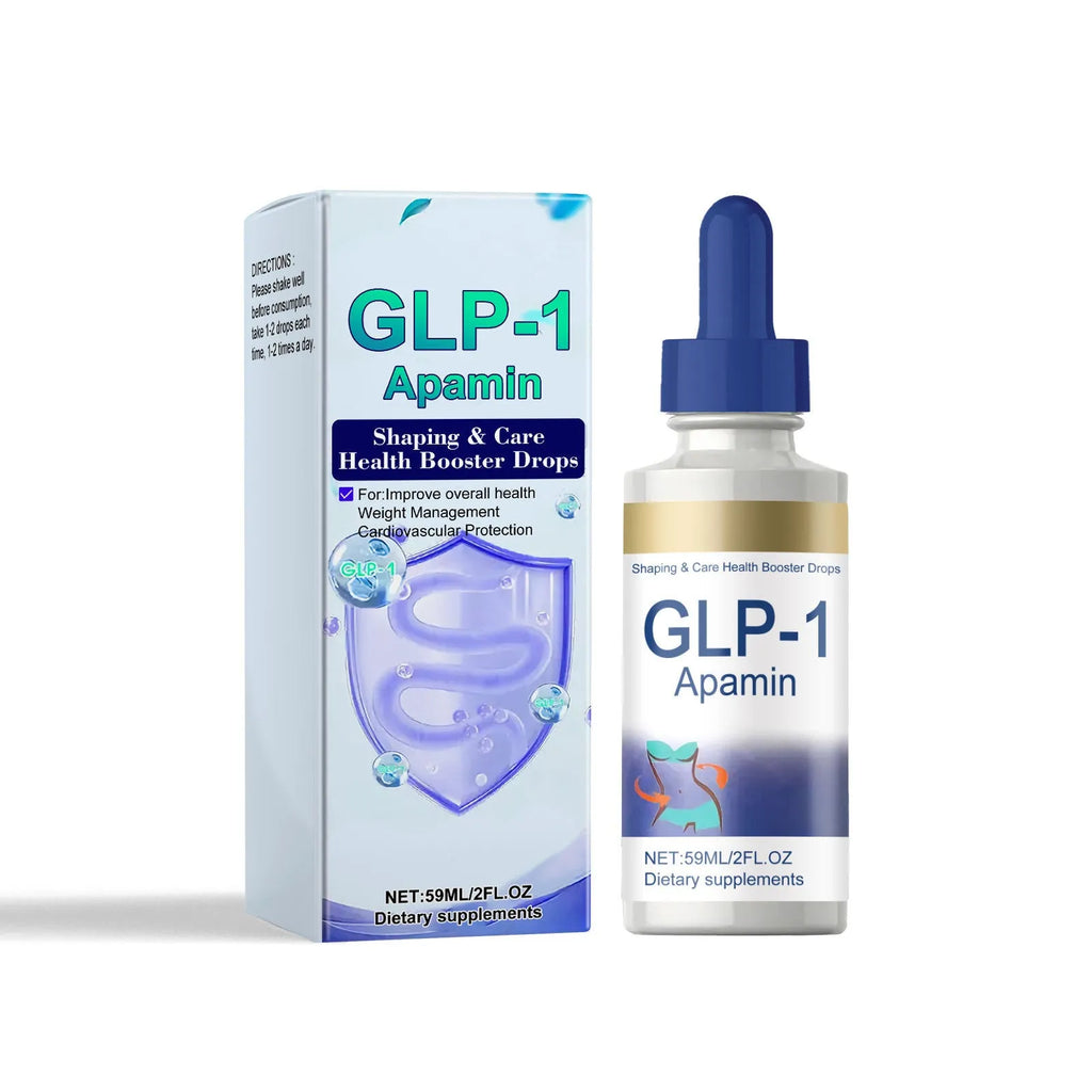 Bottle of Nourishing Skin Elastic Body Care Drops, 59ml net content, for export sales.