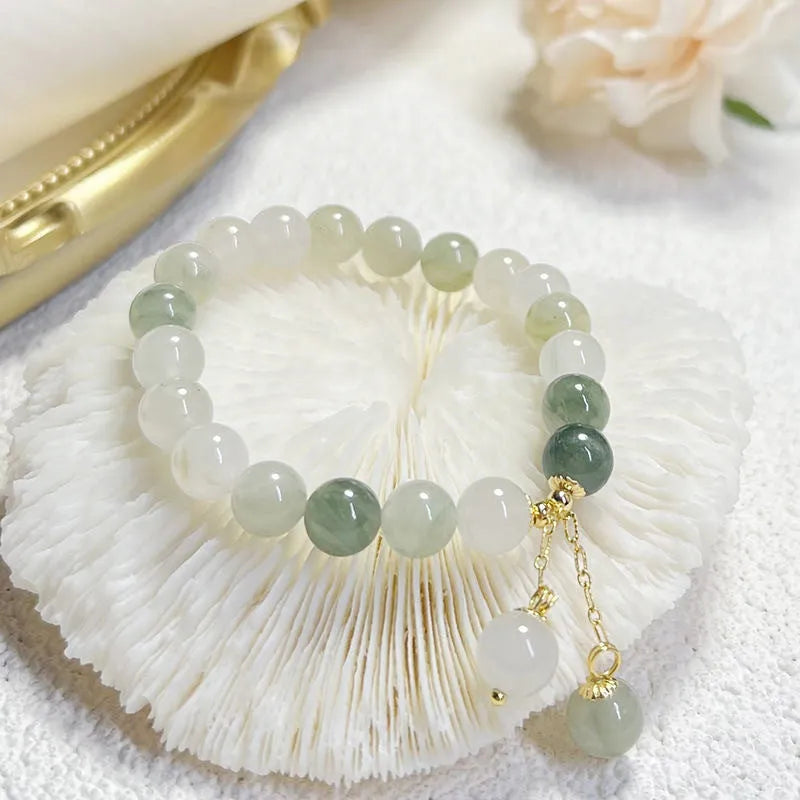 Tian Shan Cui Yu electroplated alloy bracelet for women with a special-interest design in S175 colour
