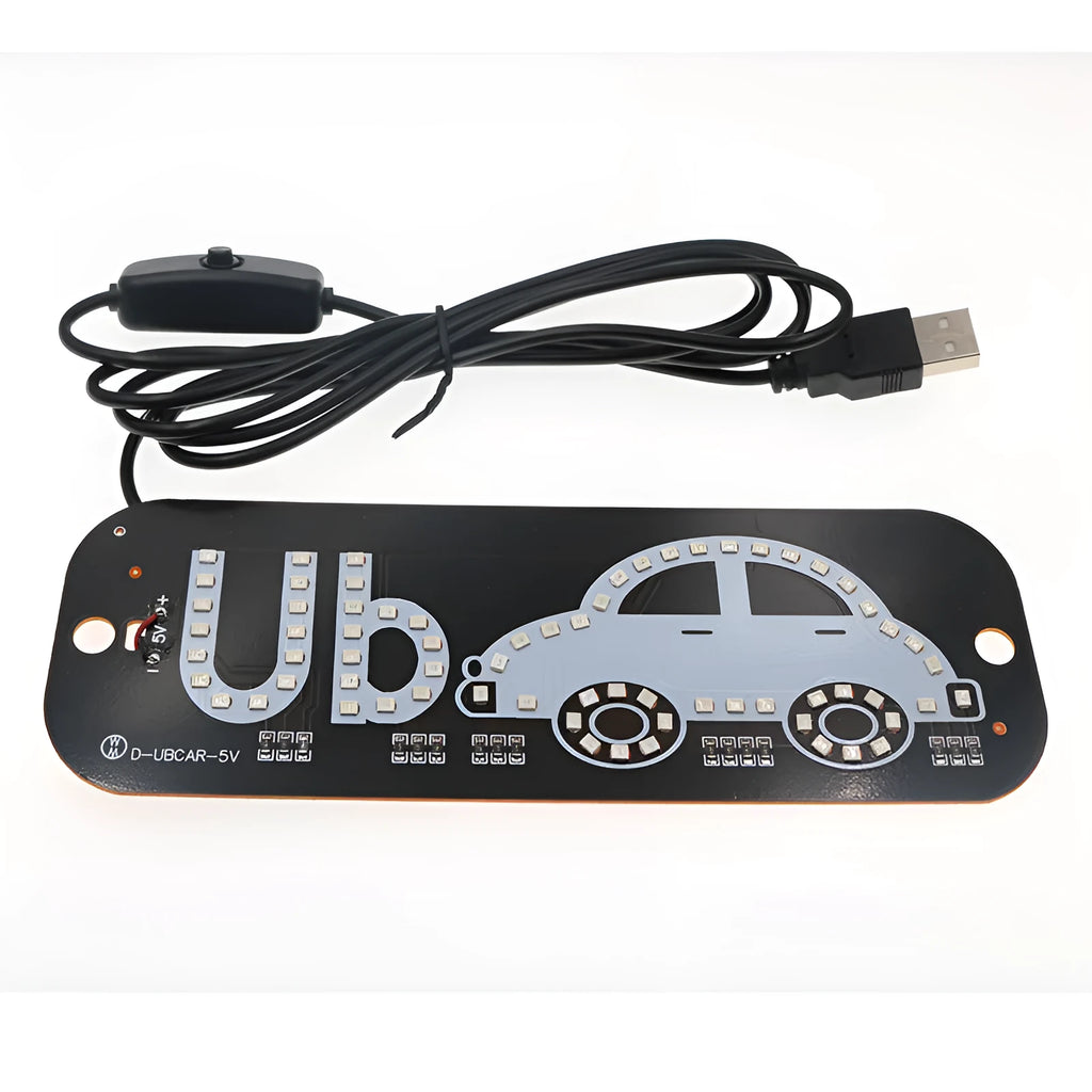 Taxi roof two-color indicator warning light with glass drill plate