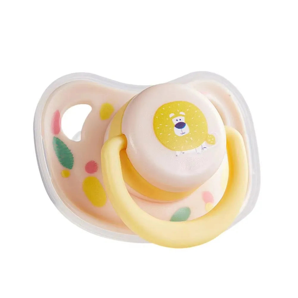 Poodle dog pacifier silicone bite toy with Little Lion colour variant for small dog teething relief