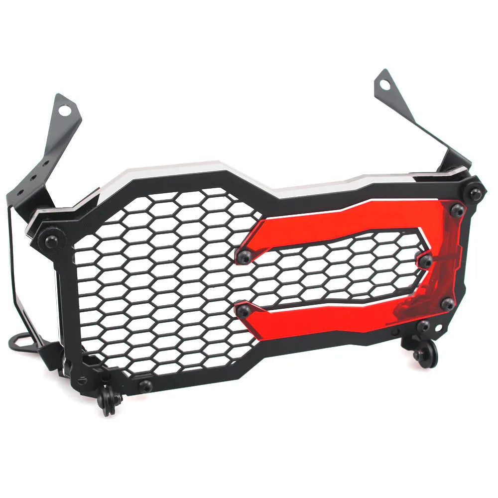BMW motorcycle headlight protective cover with quick-release bracket in choice of five colours