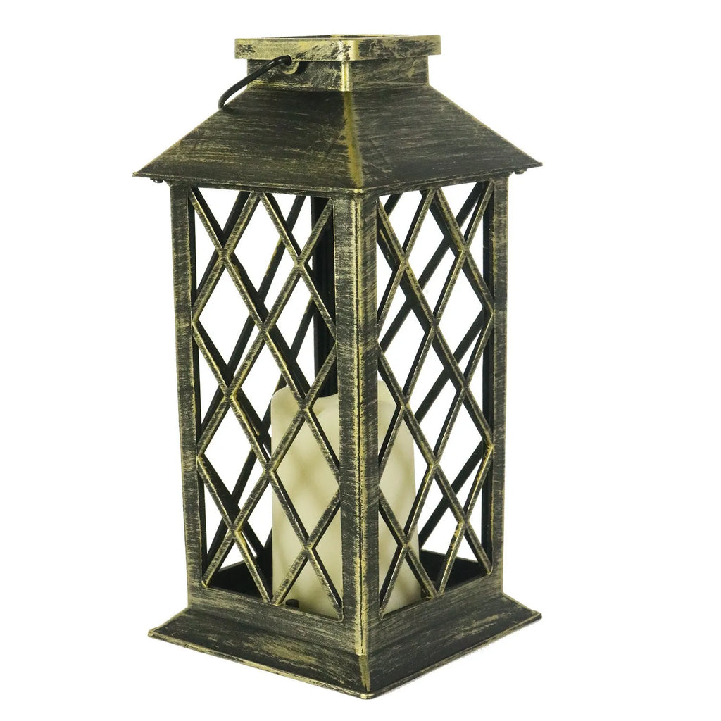 European retro style solar palace garden lamp with outdoor waterproof rating