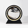 3D dynamic art ornament with quicksand effect, glass and plastic, 24cm high, in blue, gold, green, grey, purple or red