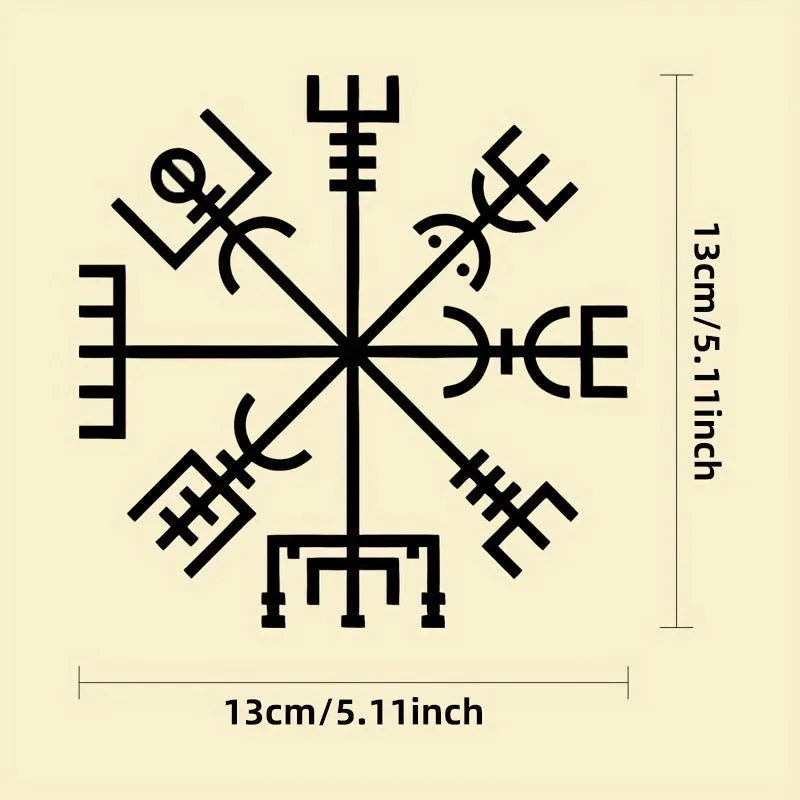 Square 13x13 cm vegetarian notebook design car sticker decal