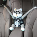 Plush multifunctional tissue box in cool dog design, available in four colours for car and home interior decoration.
