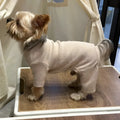 Four-legged cotton pet undershirt for small dogs in solid colour, sizes S to XXL
