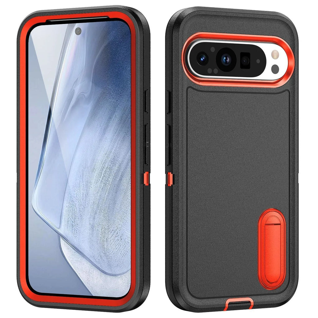 Wei Sanfang phone case with bracket for Google Pixel 9 and Pixel 9 Pro, PC TPU, multiple colours