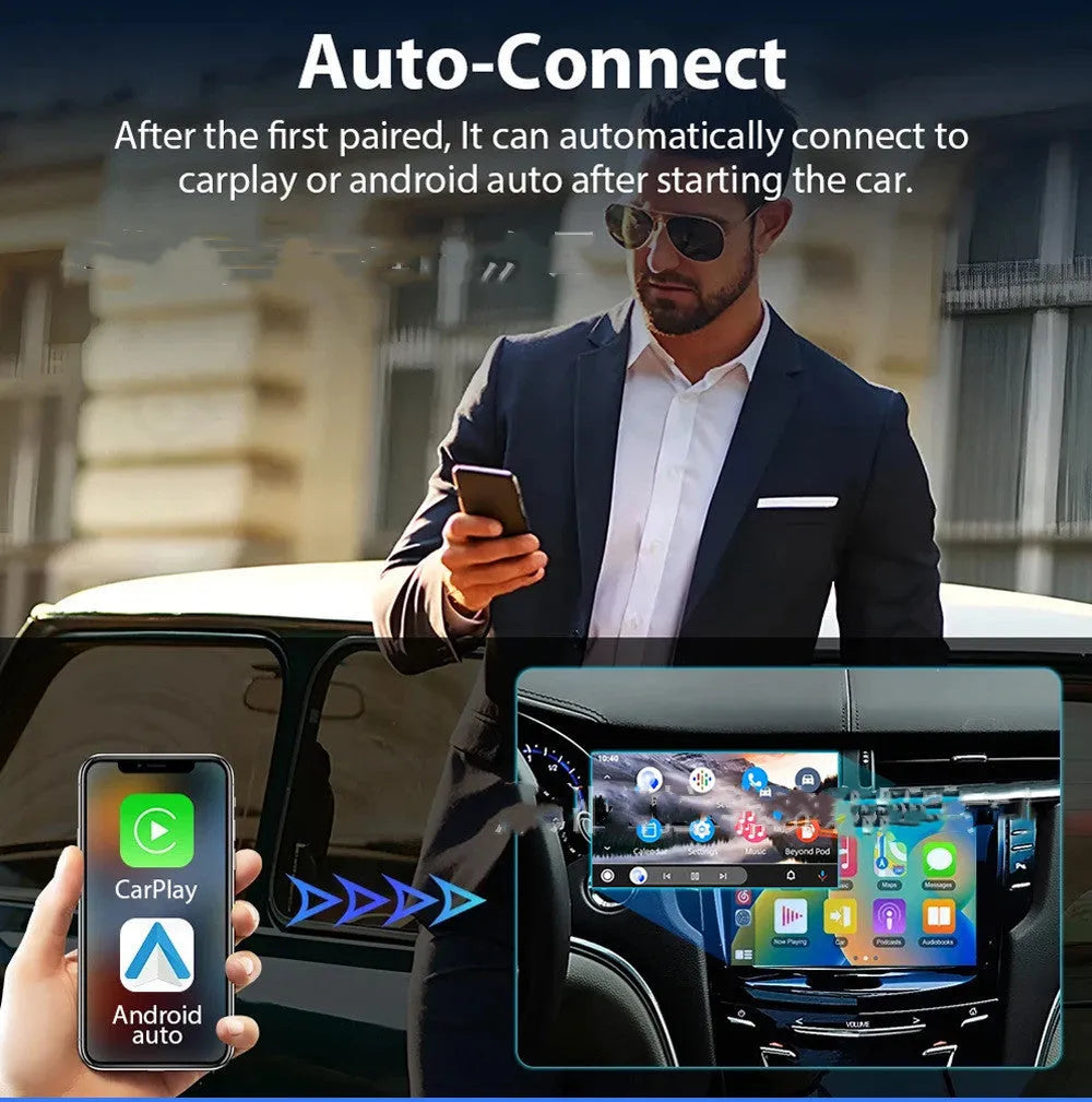 Black car GPS navigation screen with 9 inch capacitive touch display for vehicle dashboard