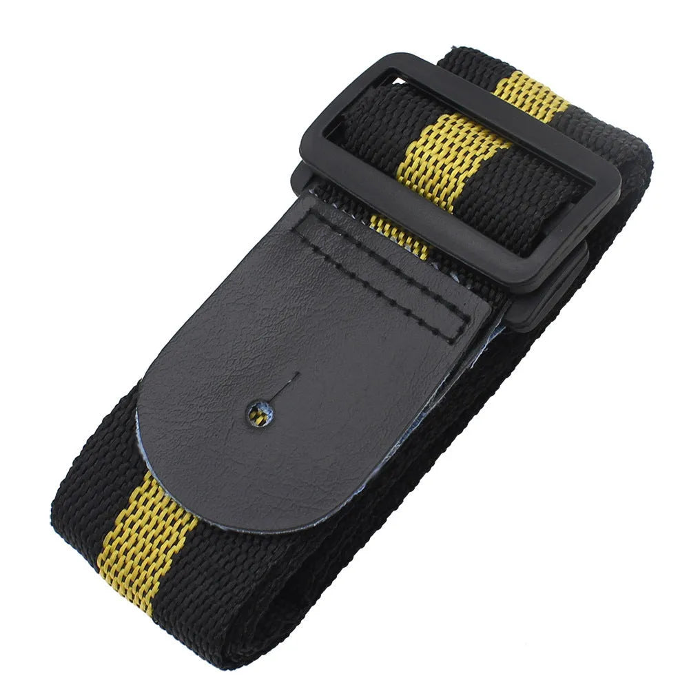 Universal woven musical instrument strap for guitar, bass, and ukulele in multiple colour options.