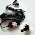 Driving data recorder power line step-down cable with T-connector and wire connections for ACC installation