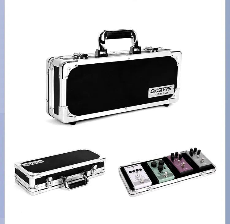 Black aviation-style hard flight case for a trumpet, shown with handle, designed for T-EC8 and TEC4 models.